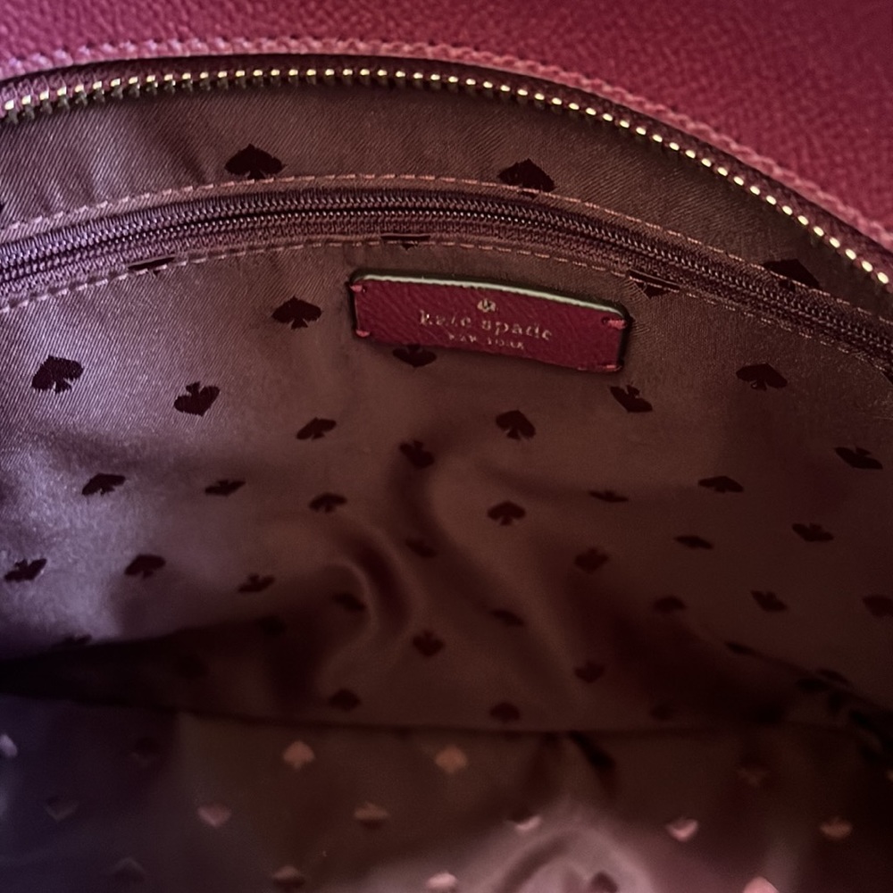Kate Spade Lori Blackberry Large Textured Tote - Picture 8 of 9
